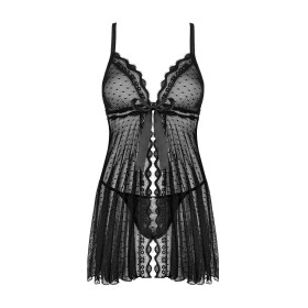 Marrbel babydoll et string noir