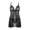 Marrbel babydoll et string noir