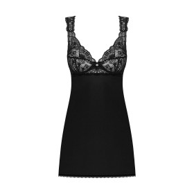 Donna Dream babydoll et String - Noire