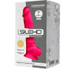 SILEXD - MODÈLE 1 PÉNIS RÉALISTE PREMIUM SILEXPAN SILICONE FUCHSIA 17.5 CM