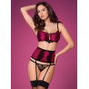 861-SEG-5 Ensemble 3 pcs - Cerise