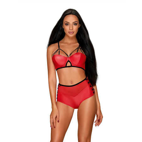 Leatheria Ensemble 2 pcs - Rouge