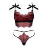 Redessia Ensemble 2 pcs - Rouge et Noir