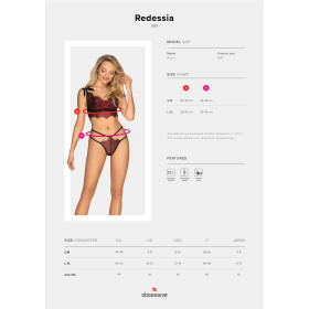 Redessia Ensemble 2 pcs - Rouge et Noir