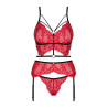 Mettia Ensemble 3 pcs  - Rouge