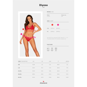 Diyosa Ensemble 2 pcs - Rouge