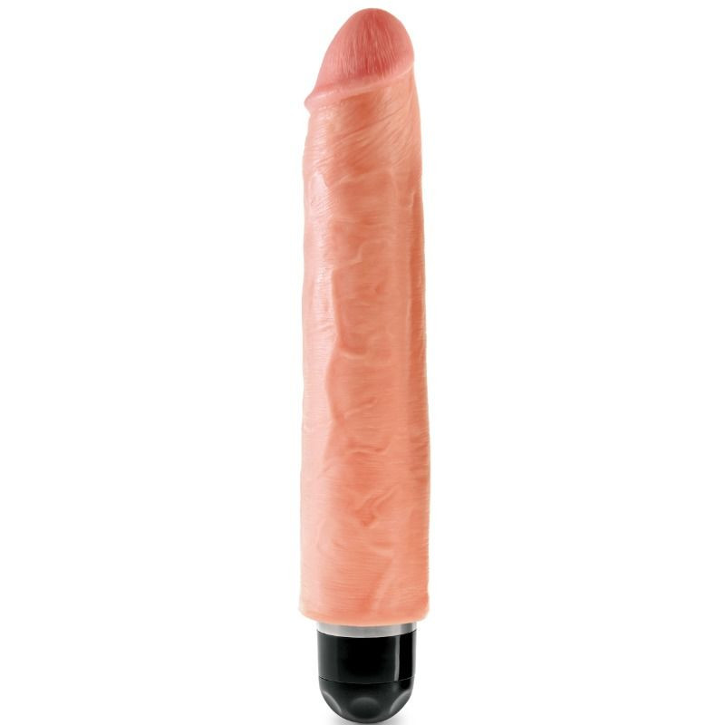 KING COCK - VIBRATEUR RIGIDE RÉALISTE 25.4 CM NATUREL