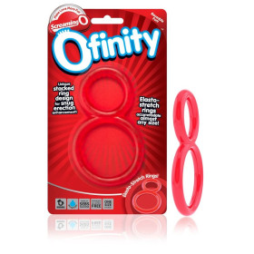 SCREAMING O - OFINITY ANNEAU PÉNIEN DOUBLE ROUGE