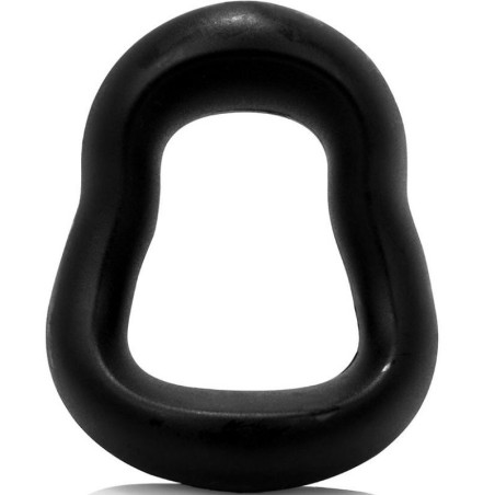 SCREAMING O - ANNEAU PÉNIEN SILICONE COURBÉ SWINGO NOIR