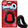 SCREAMING O - ANNEAU PÉNIEN SILICONE COURBÉ SWINGO NOIR