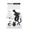 SCREAMING O - ANNEAU PÉNIEN DOUBLE RECHARGEABLE CON RABBIT HARE NOIR