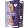 SILEXD - MODÈLE 1 VIBRATEUR PÉNIS RÉALISTE SILICONE PREMIUM SILEXPAN TÉLÉCOMMANDE 17.5 CM