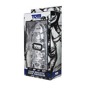 TOM OF FINLAND - CLEAR REALISTIC COCK ENHANCER